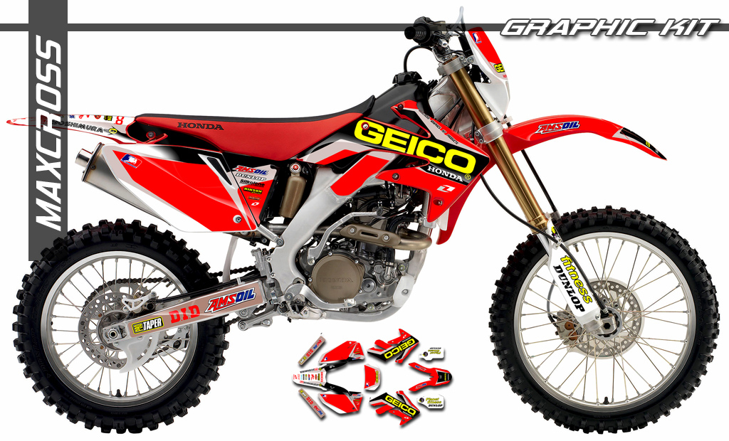 HONDA CRF-R CRF-X 2004-2019 GEICO STYLE